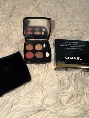 CHANEL 268 Les 4 Ombres Eyeshadow Palette — Brown, Cream & Pink Shades